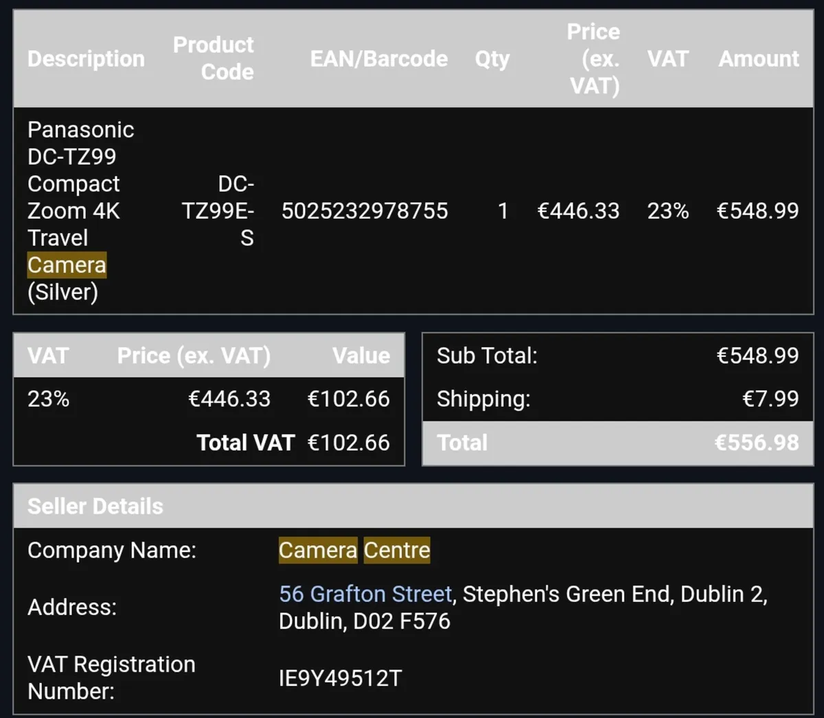 Panasonic TZ99 - Image 3
