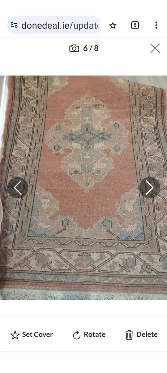 100% wool rug, handmade in Turkey - Image 4