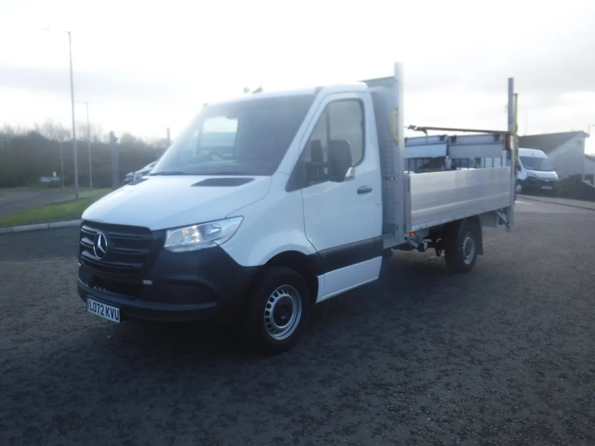 Mercedes Sprinter 2023 11ft 3" aluminium dropside - Image 2