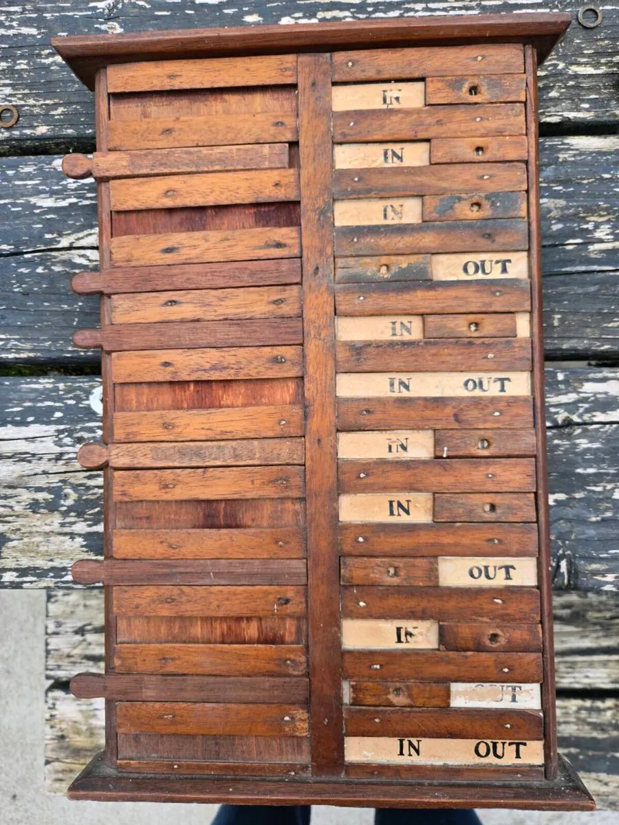 Vintage Attendance/Rota board - Image 4