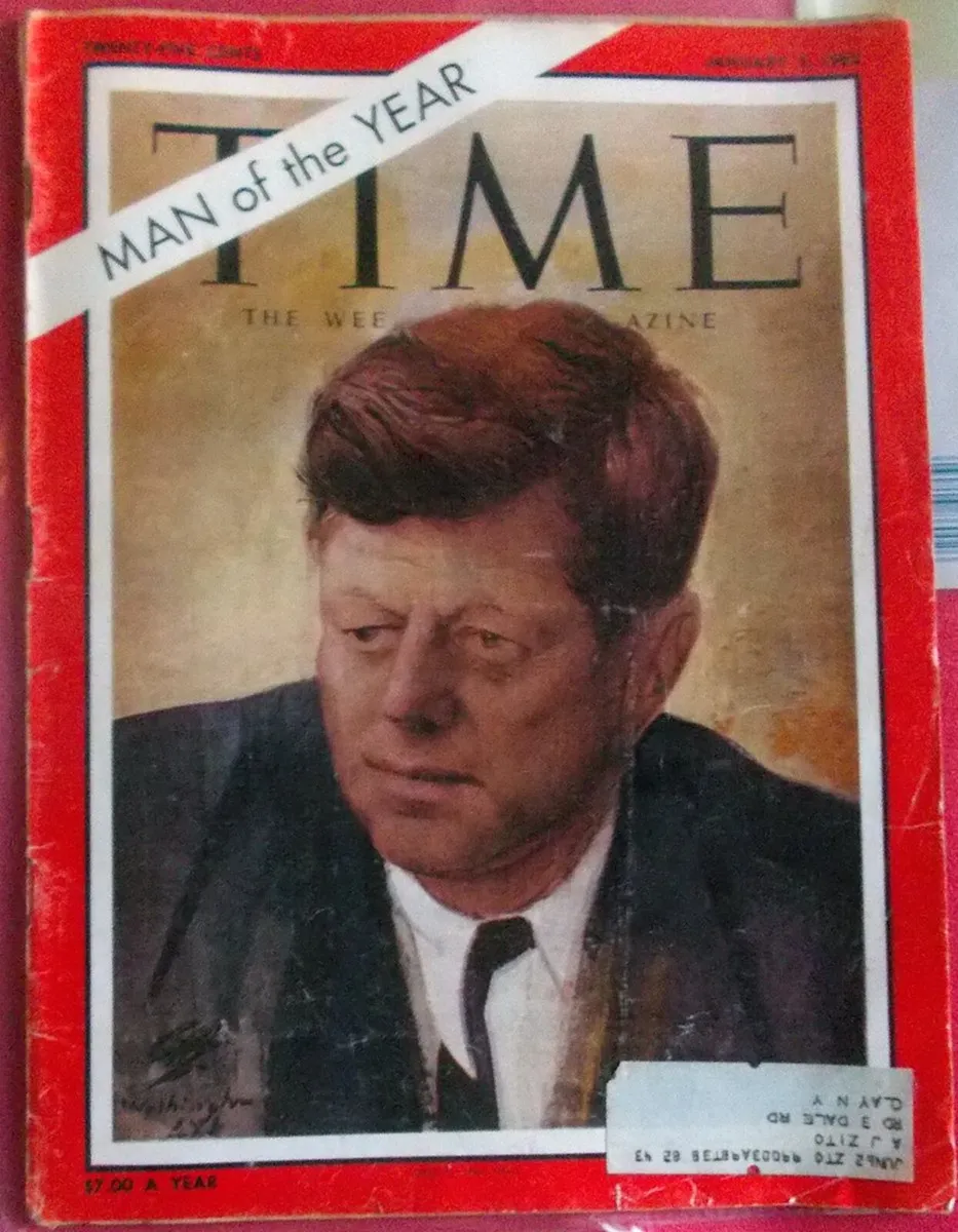 JFK Cover of Time Magazine - Image 1
