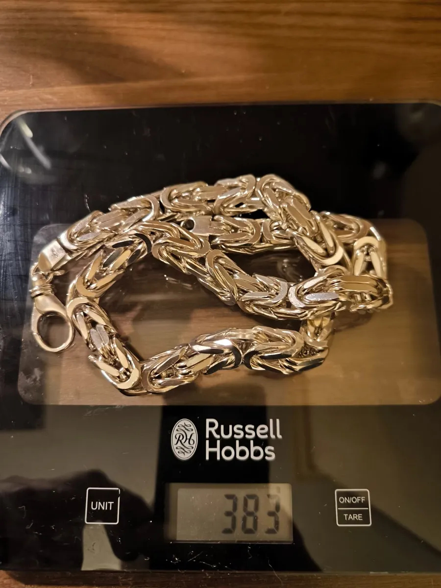 Silver 925 Necklace 383 gram! - Image 1