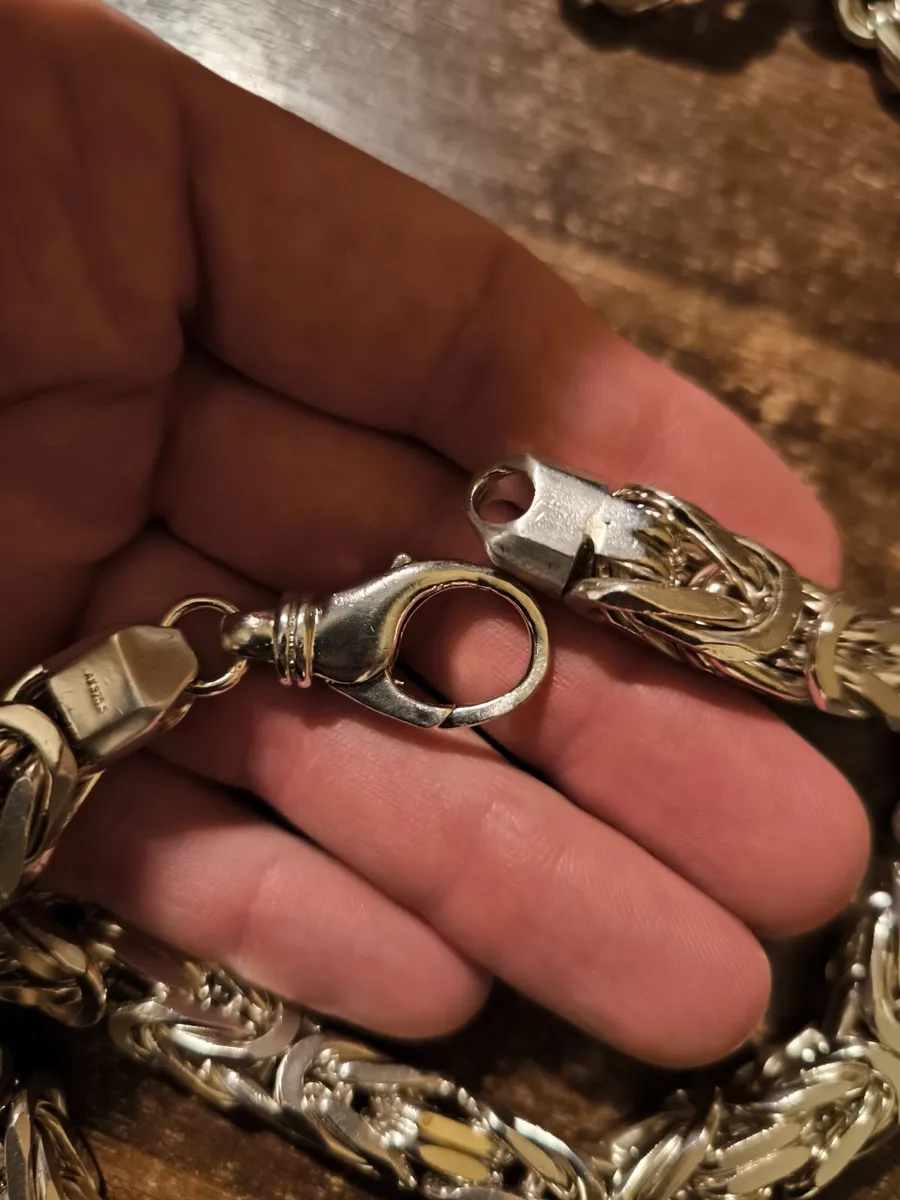 Silver 925 Necklace 383 gram! - Image 4