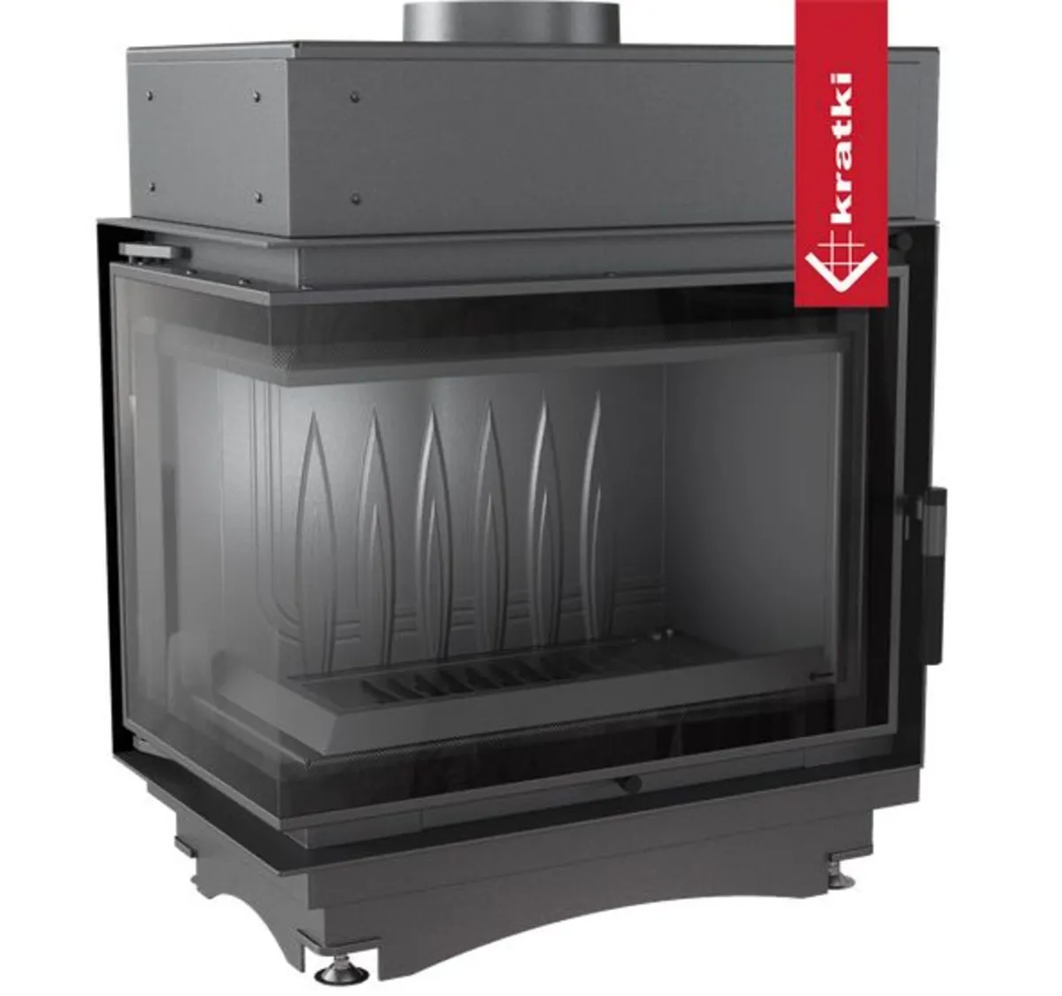 Cast iron INSET STOVE KRATKI MAJA DECO left 8 kW - Image 3