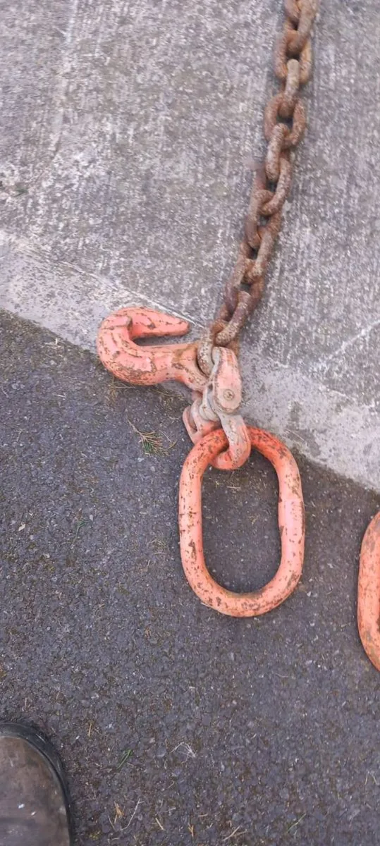 Drop chains for heavy duty lifts  10ton - Image 3