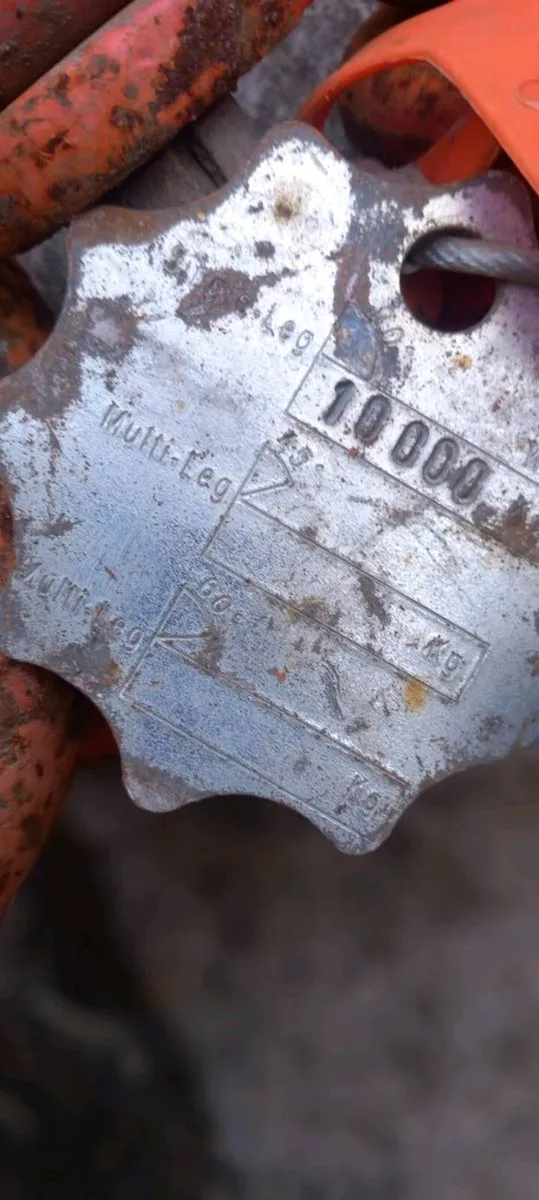 Drop chains for heavy duty lifts  10ton - Image 4