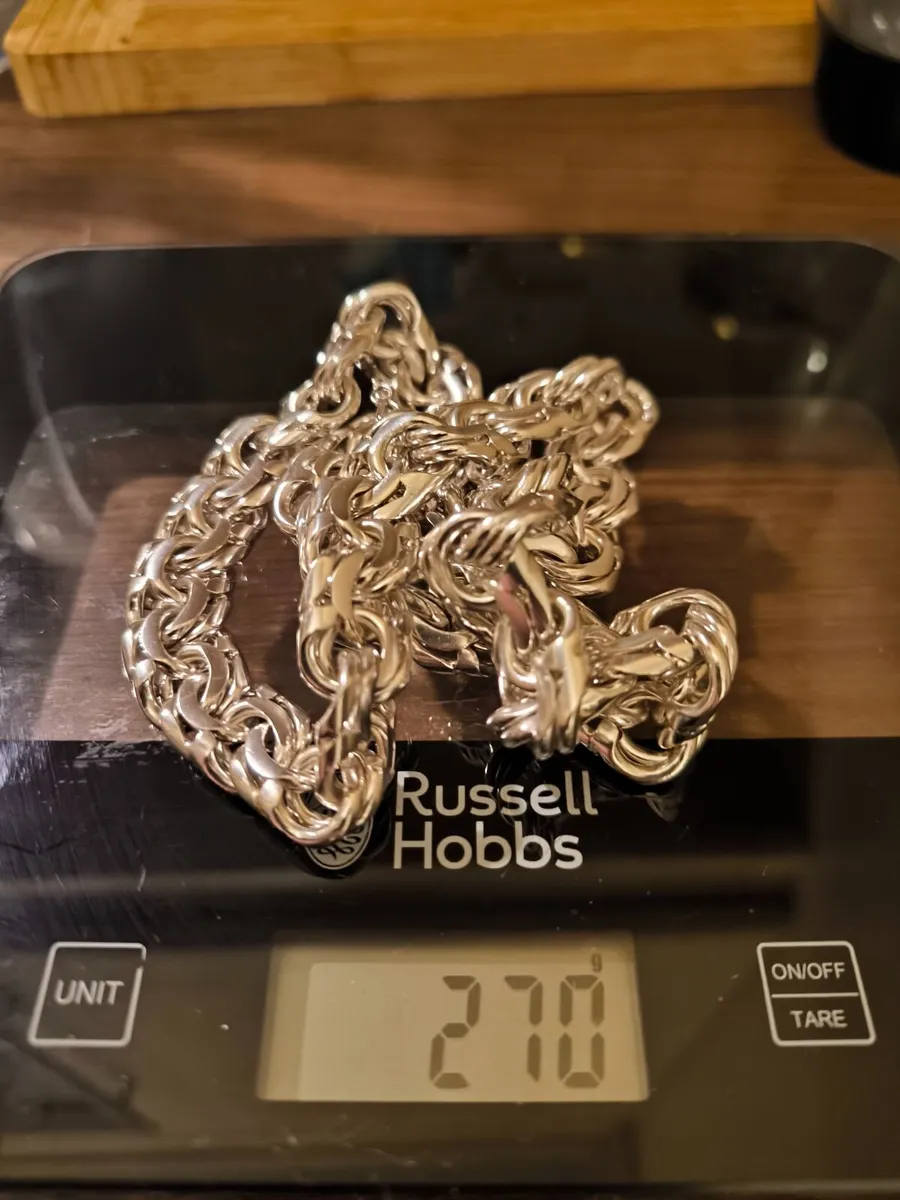 Silver 925 necklace 270 gram! - Image 2