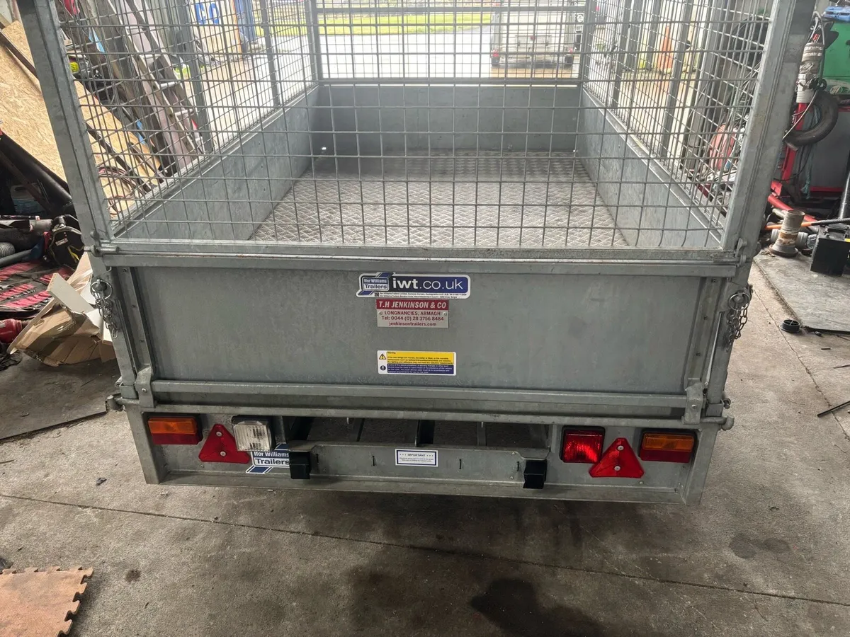 Ifor Williams 8x5 Builders Trailer with mesh sides - Image 2
