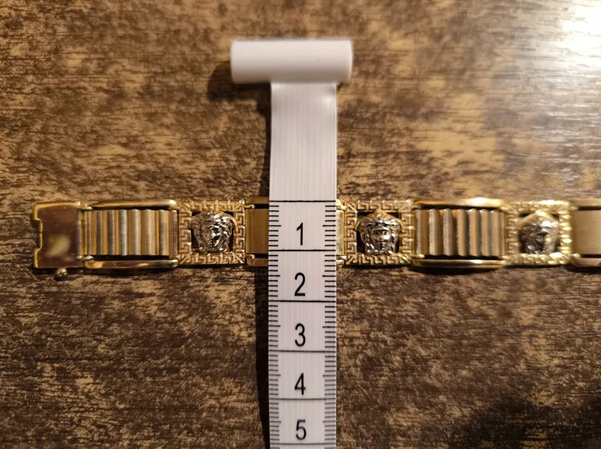 Gold 585 Bracelet Versace 24 gram ! - Image 4