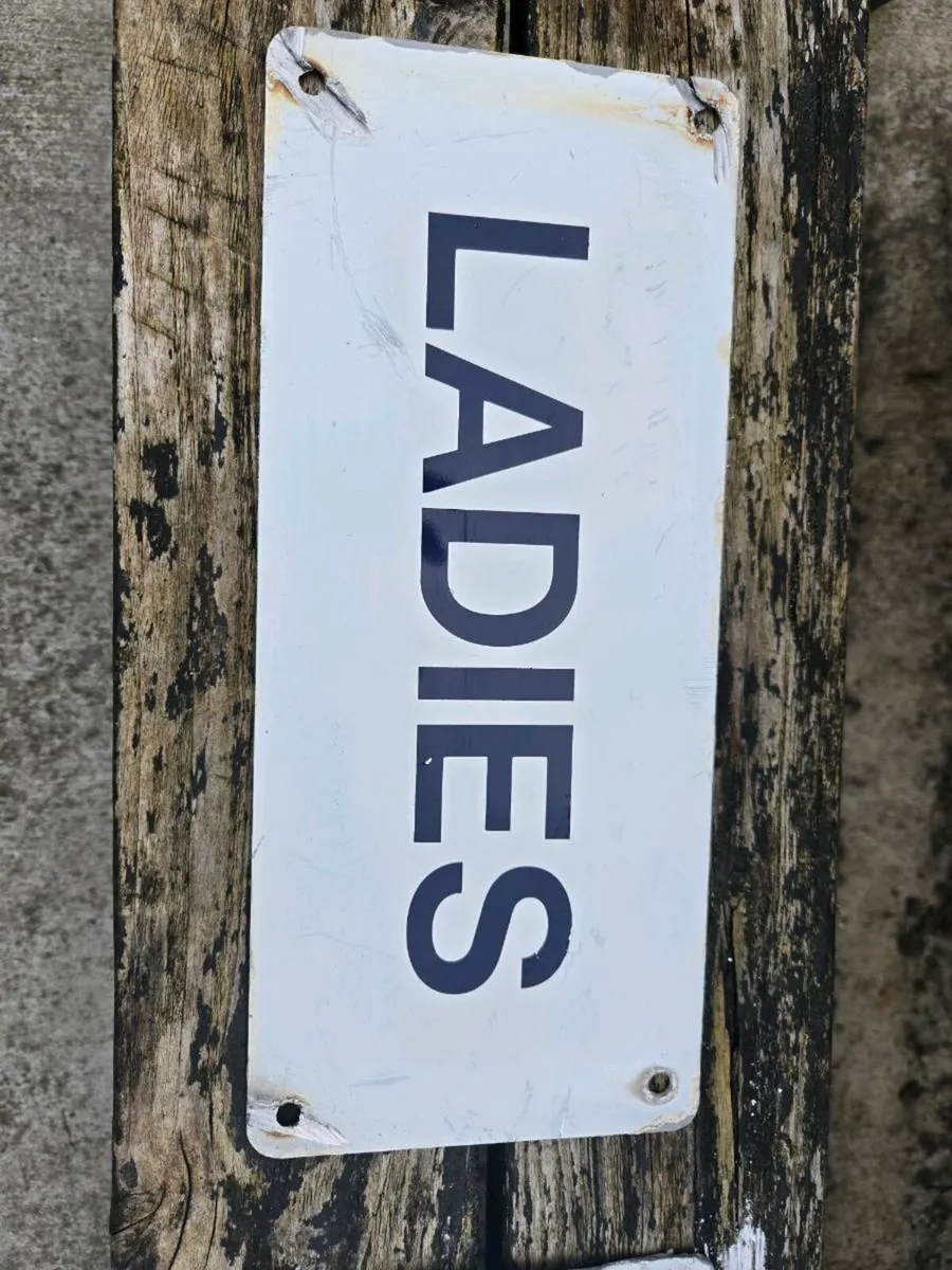 Vintage Ladies/Gents Signs - Image 4
