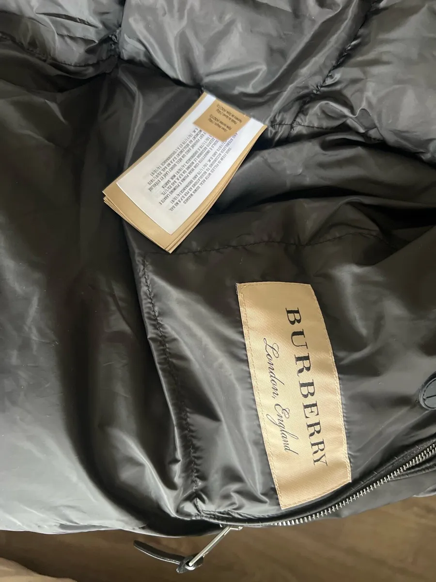 Burberry Faux Fur Trim Hooded Puffer - Image 3