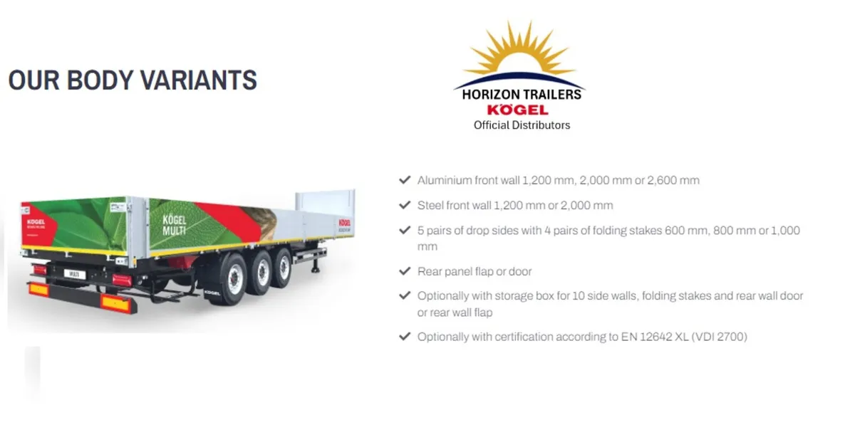 KOGEL Platform & Flatbed Trailers - Image 4