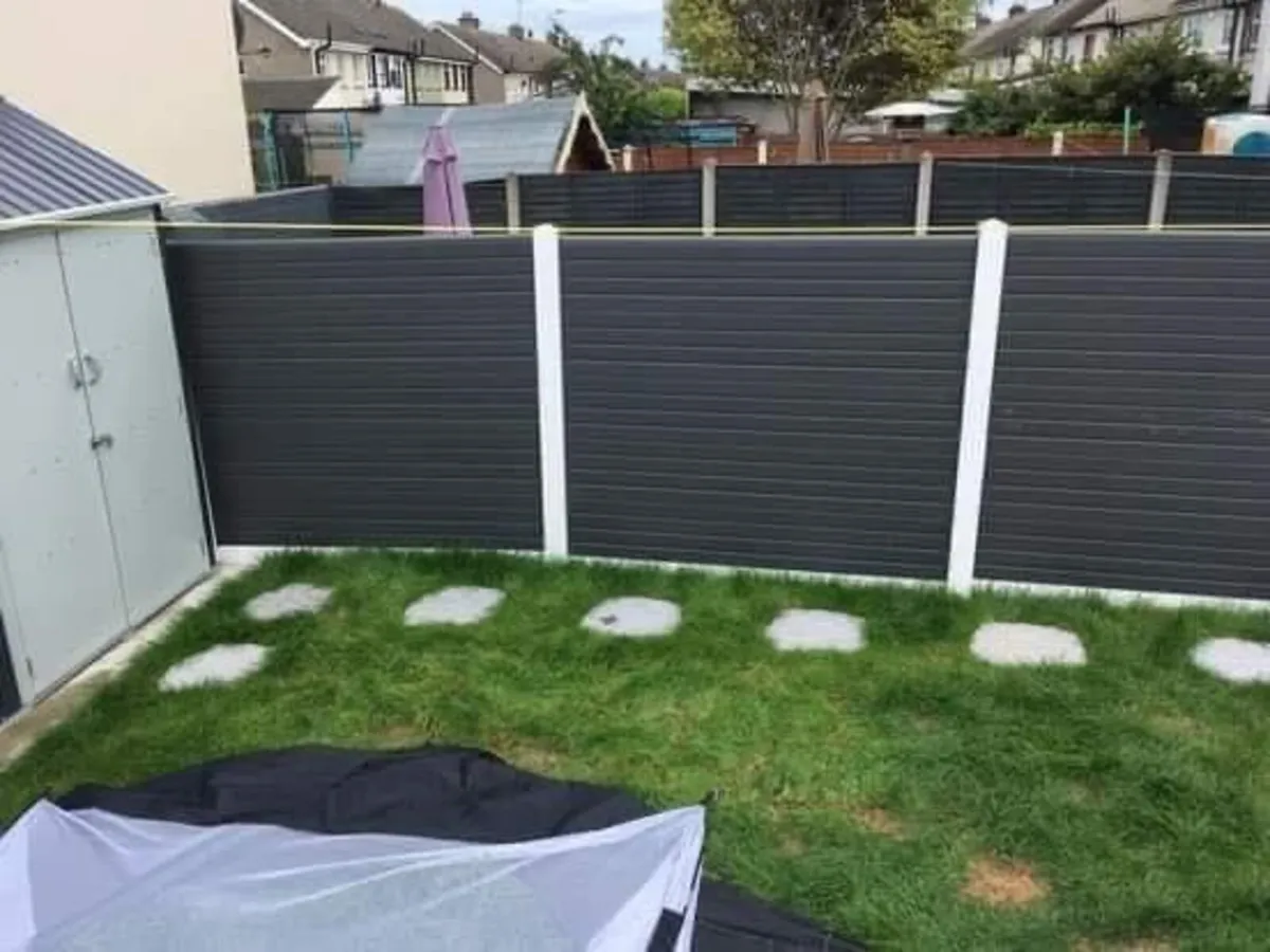 Composite PVC fencing - Image 1