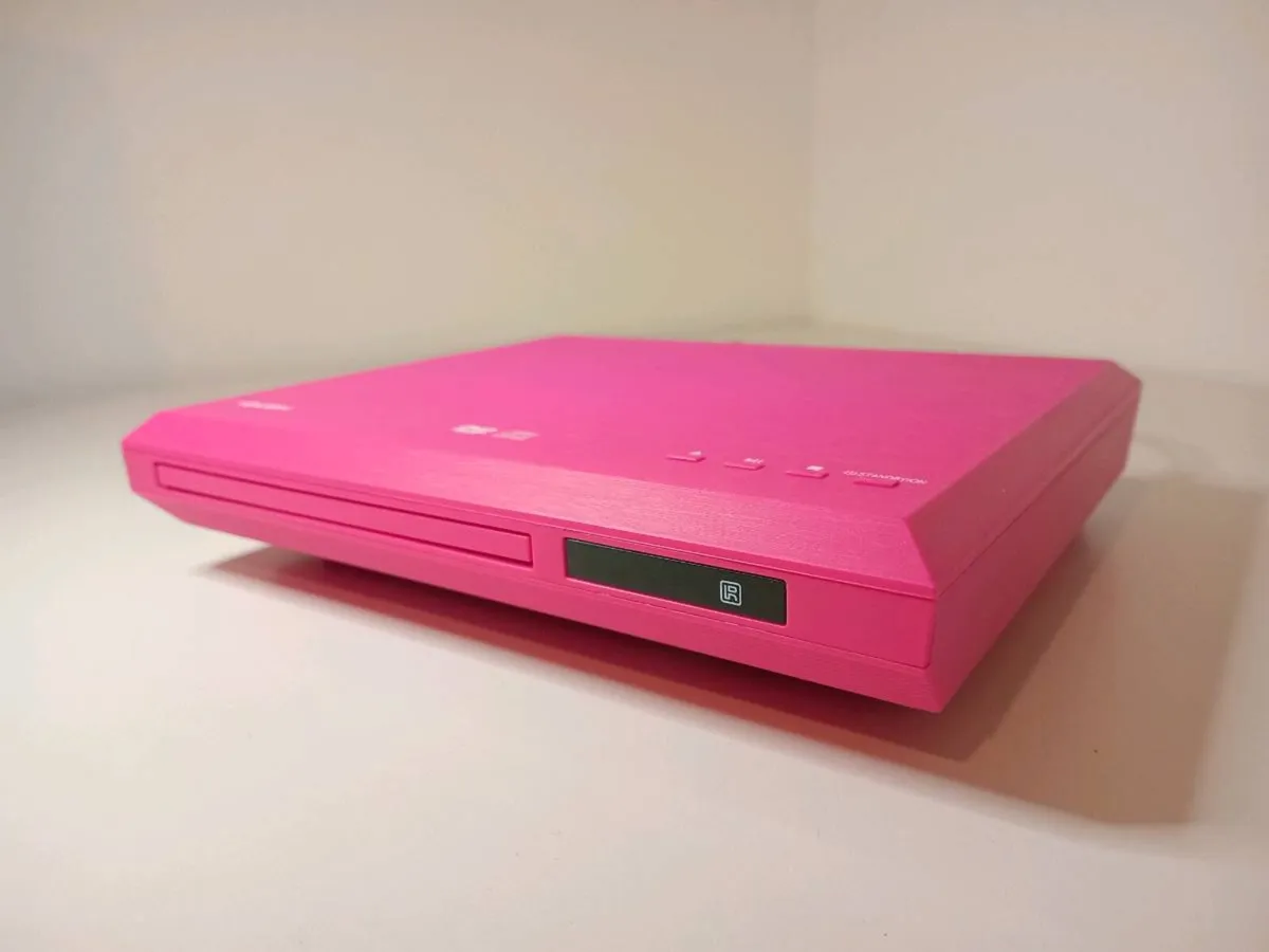 Pink DVD player Bush with universal remote - Image 2