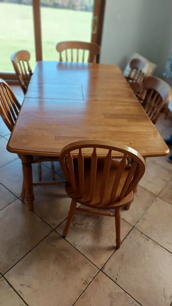 Kitchen Table & 6 Chairs - Image 1