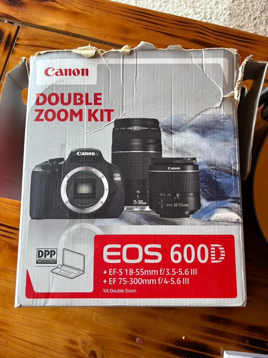 Canon EOS 600D DSLR + 2 Lenses (Double Zoom Kit) - Image 3