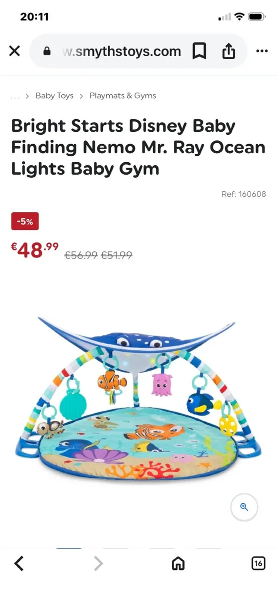 Baby music lights gym mat - Image 1