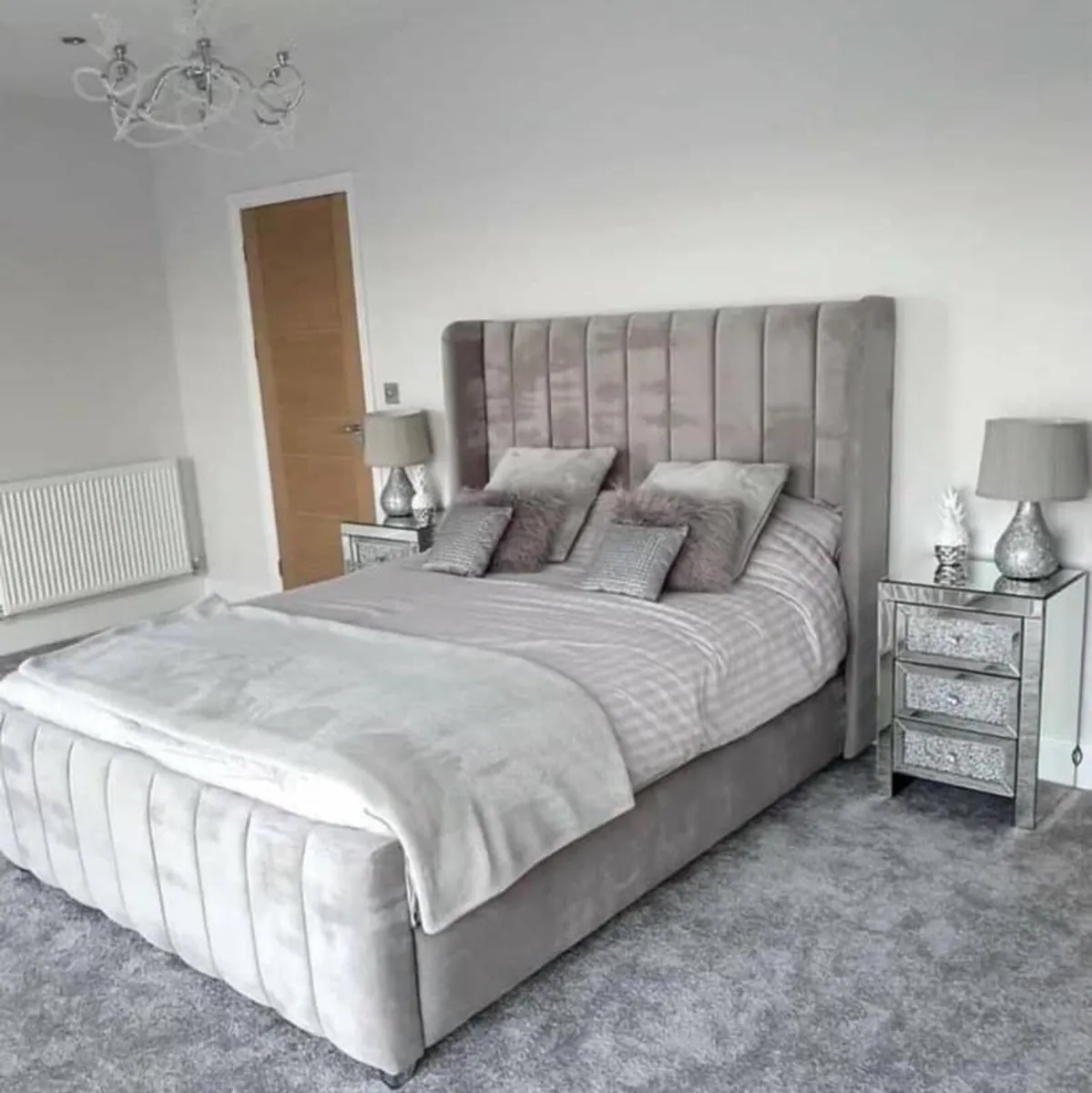 New Indiana Frame Wingback Beds - Image 4