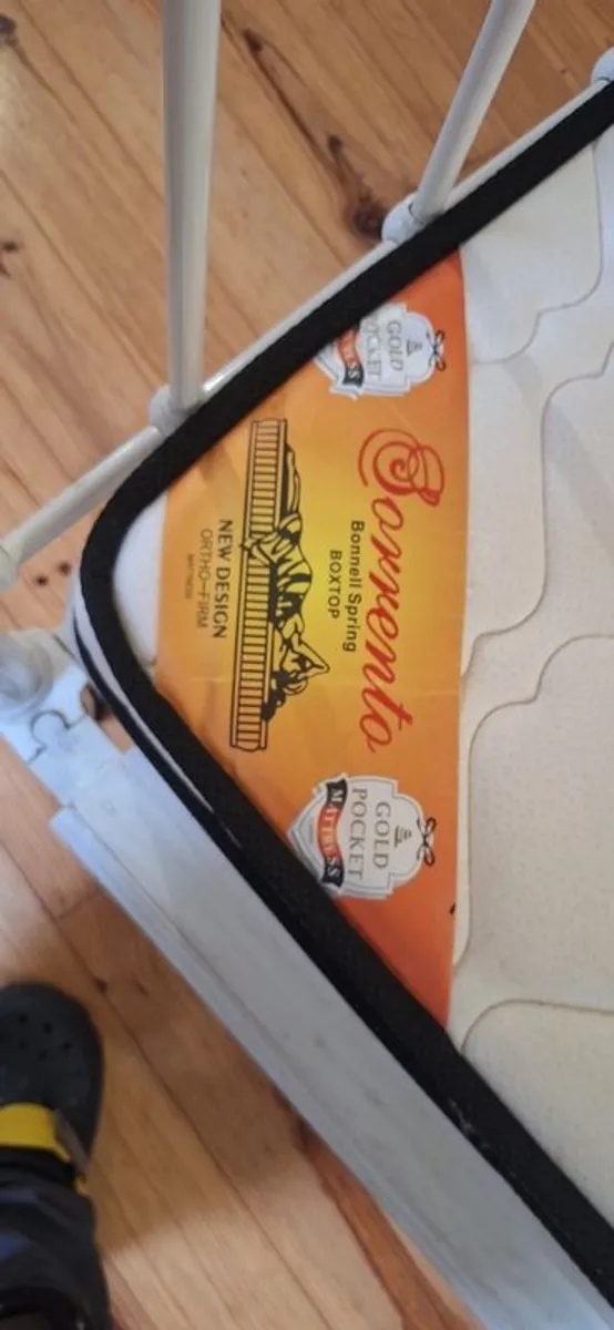 Victorian cast iron bed - Image 3