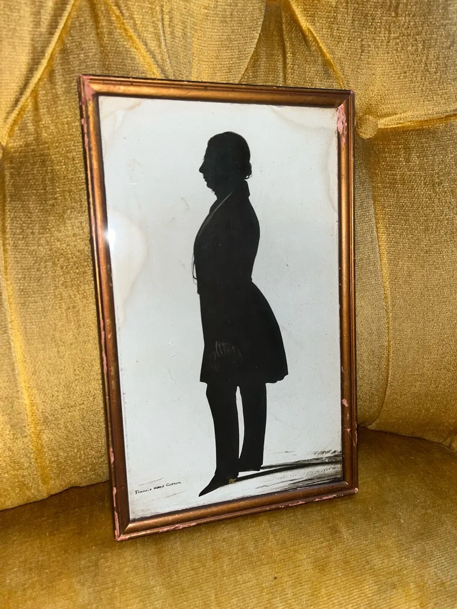 Full length antique silhouette - Image 1
