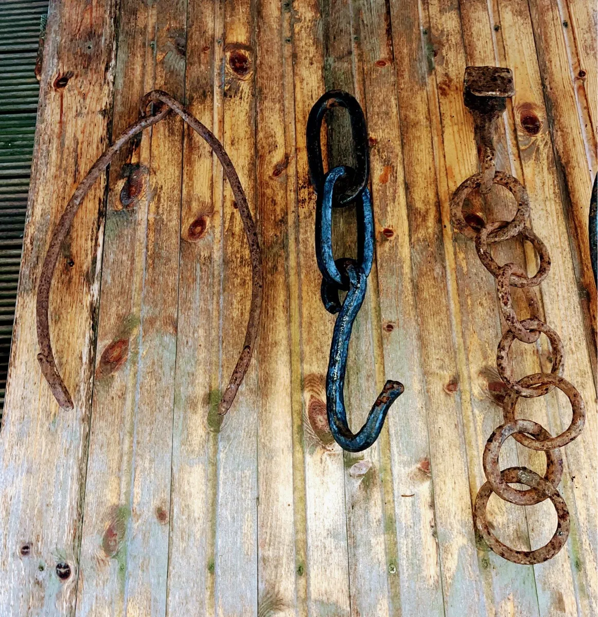 6 antique pot hooks - Image 2