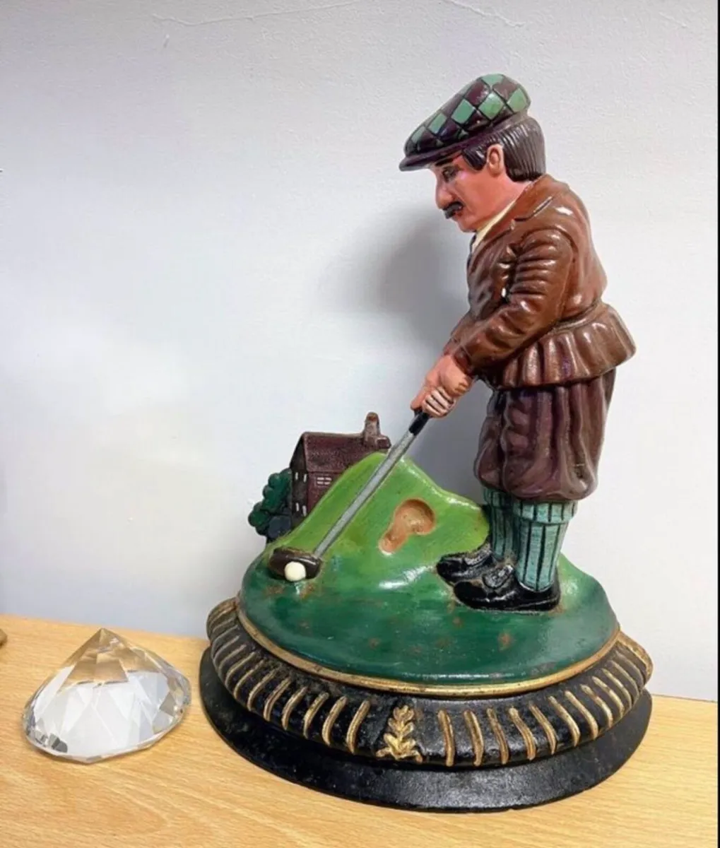 Vintage cast iron door stop - Image 2