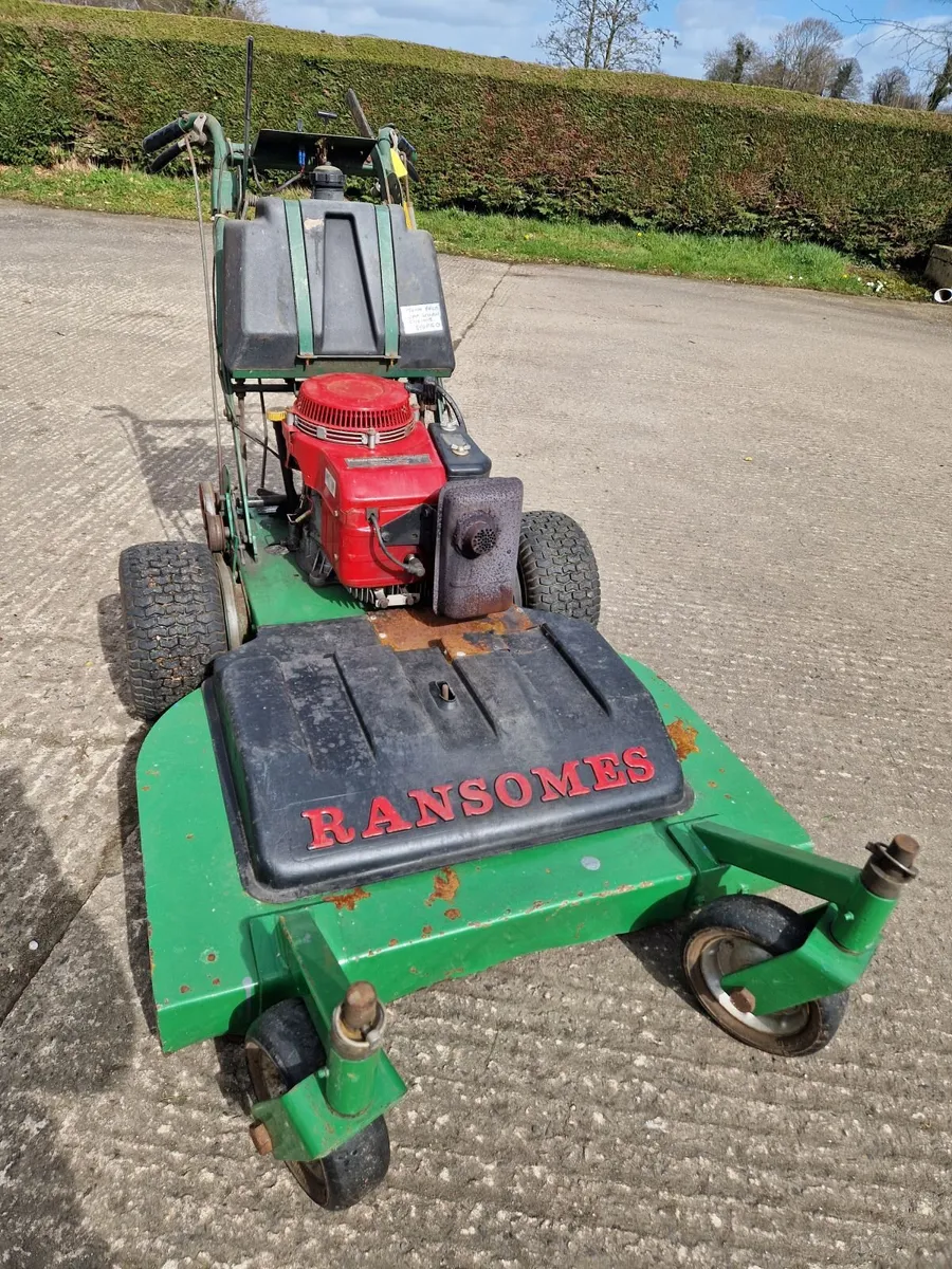 Ransomes bobcat industrial mower - Image 1