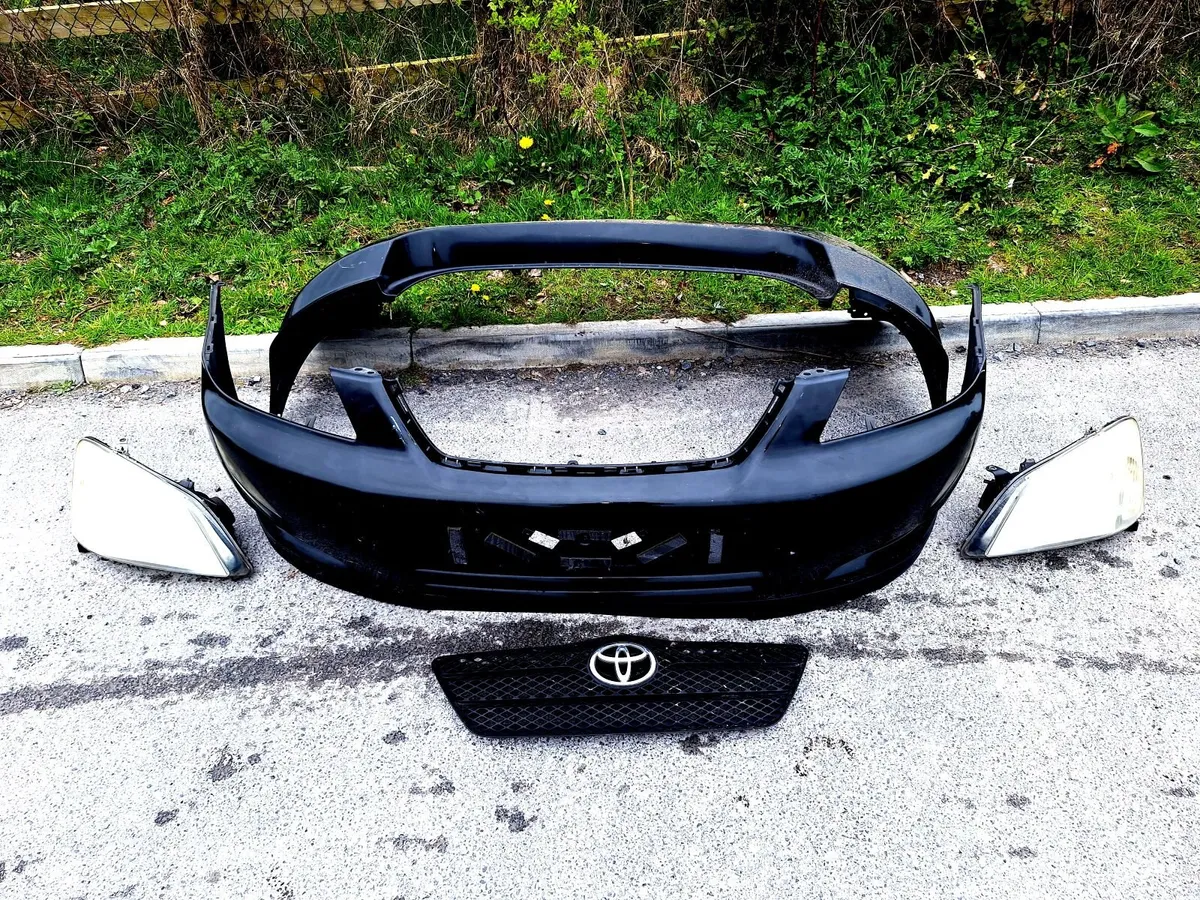 Bumpers and headlights for Toyota Corolla