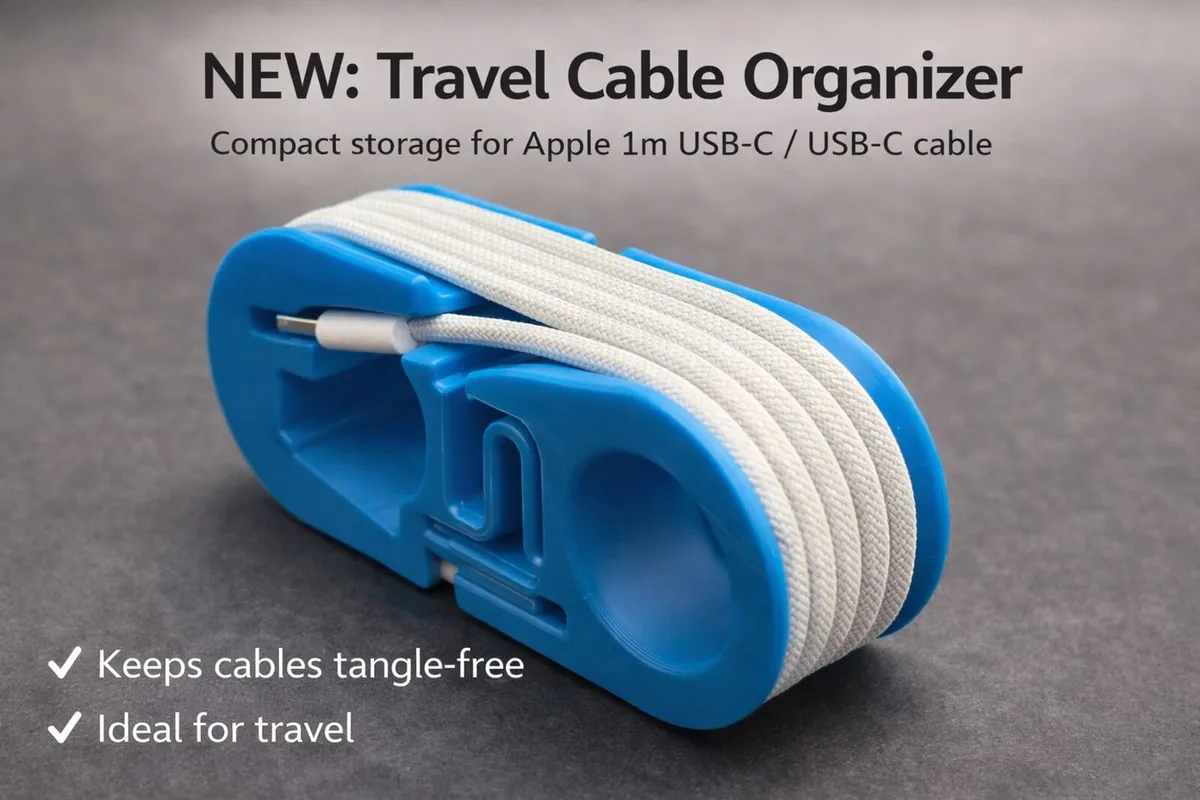 Desk Cable Organizer – Minimalist Setup - Image 2