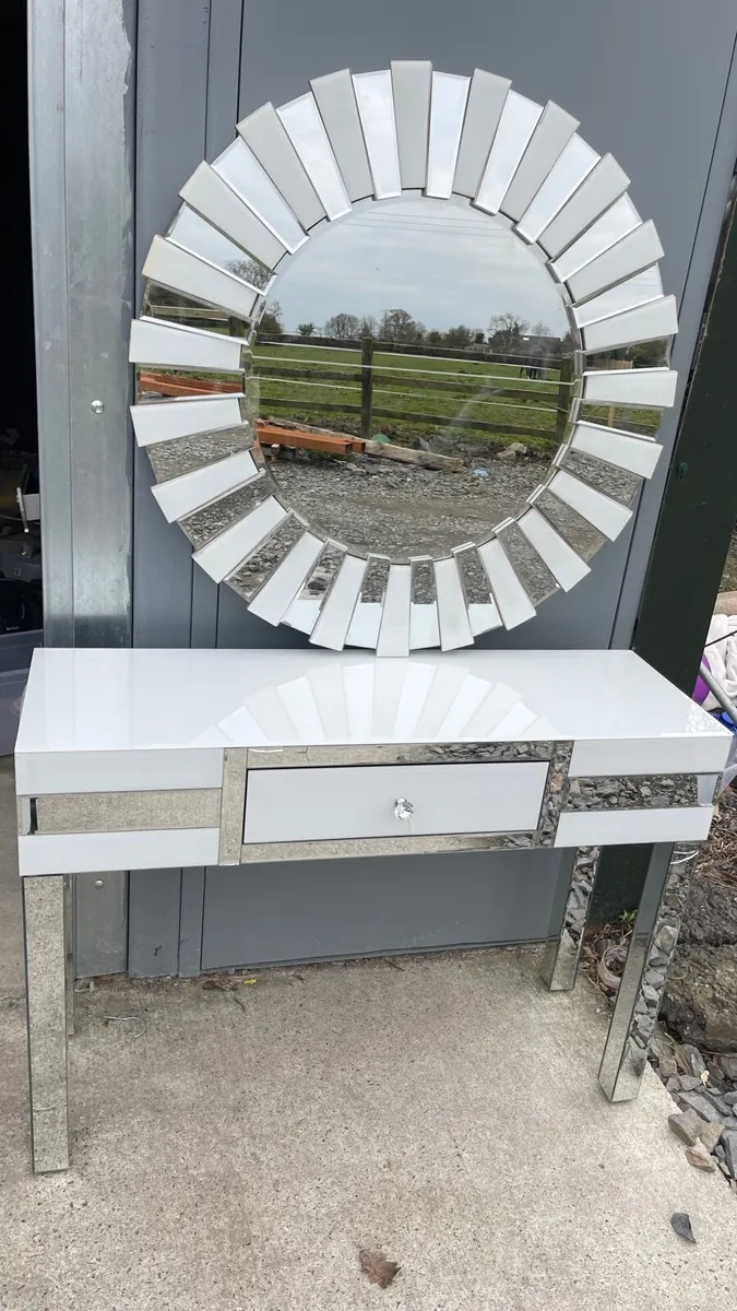 Luxury console table& mirror - Image 2