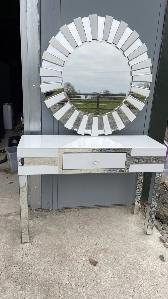 Luxury console table& mirror - Image 4