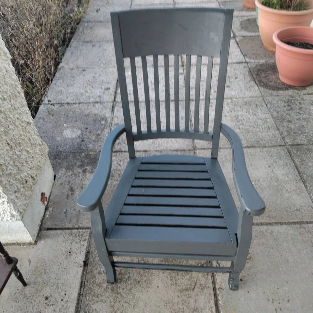 Wooden Armchair - Image 1