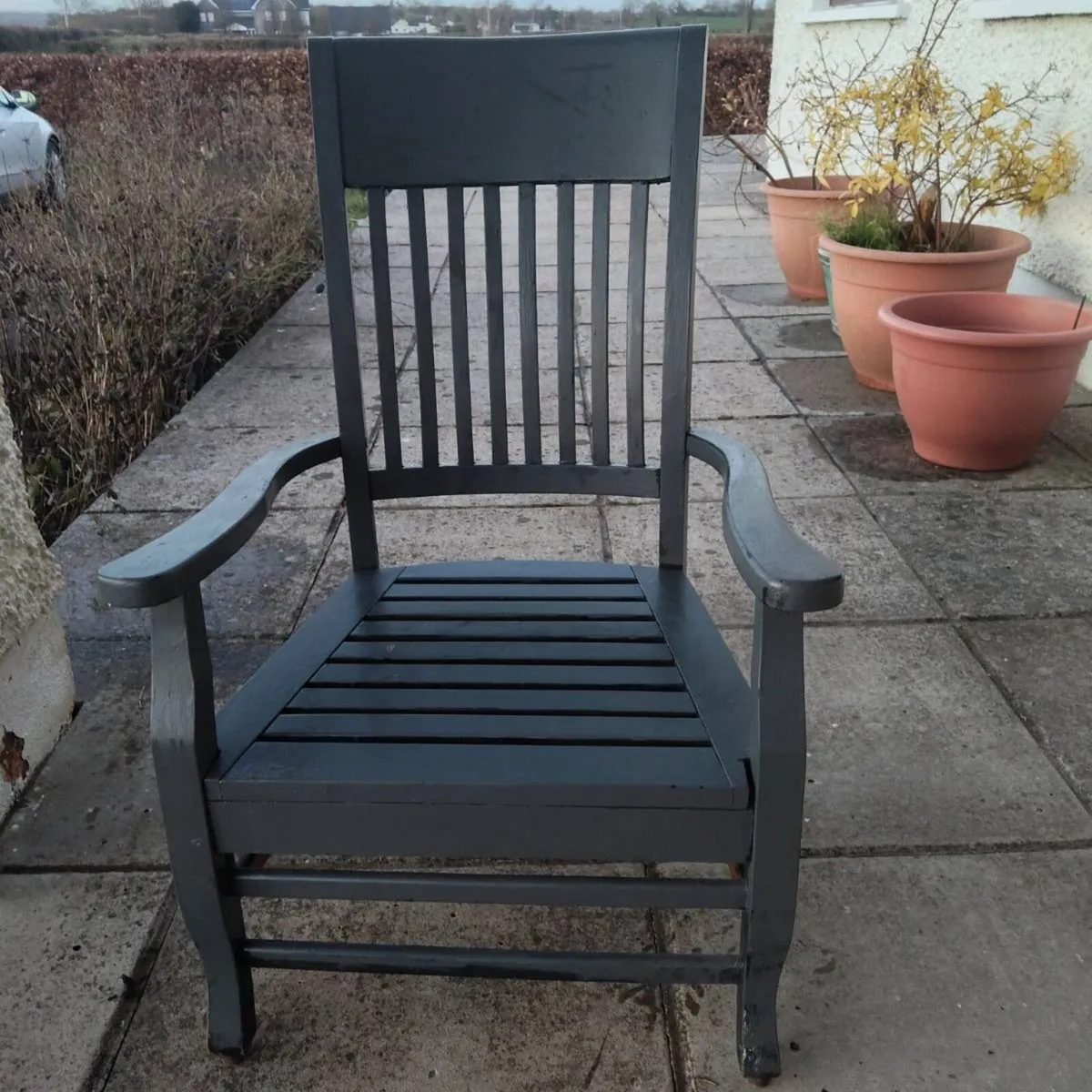 Wooden Armchair - Image 4