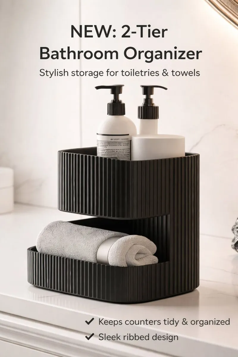 Makeup Organizer – Cosmetic Storage Box | Vanity D - Image 3