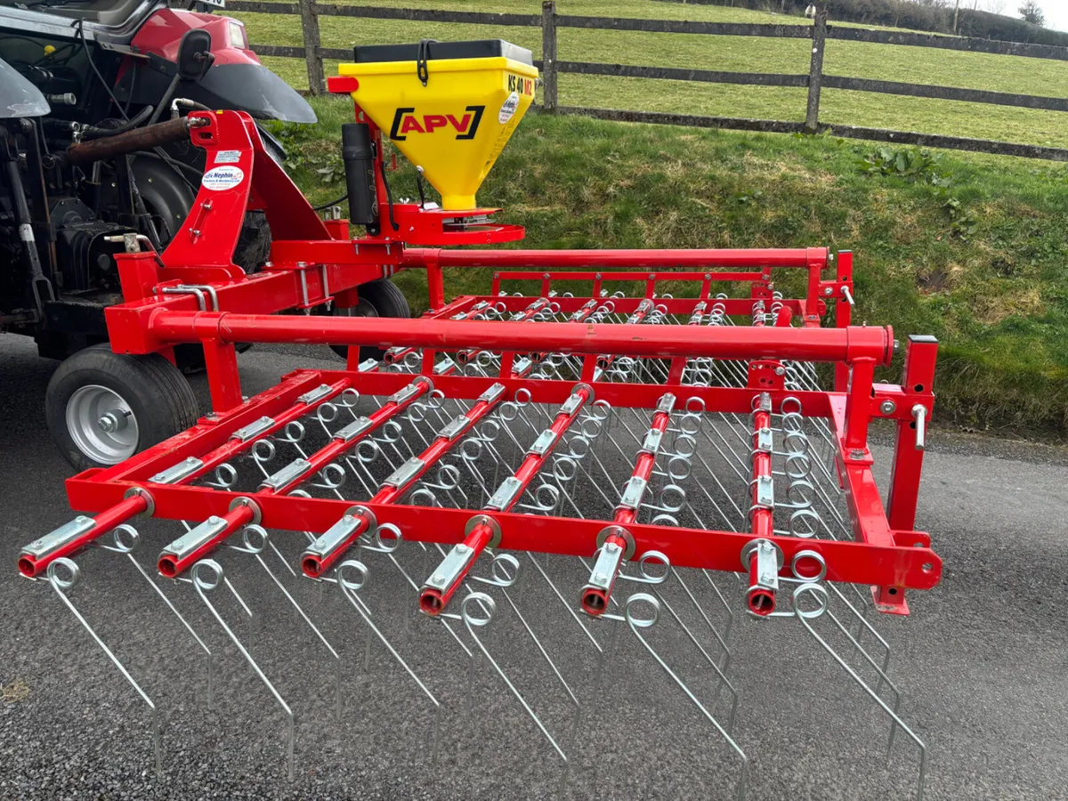 3 Metre Spring Tine Harrow C/W Seeder - Image 3