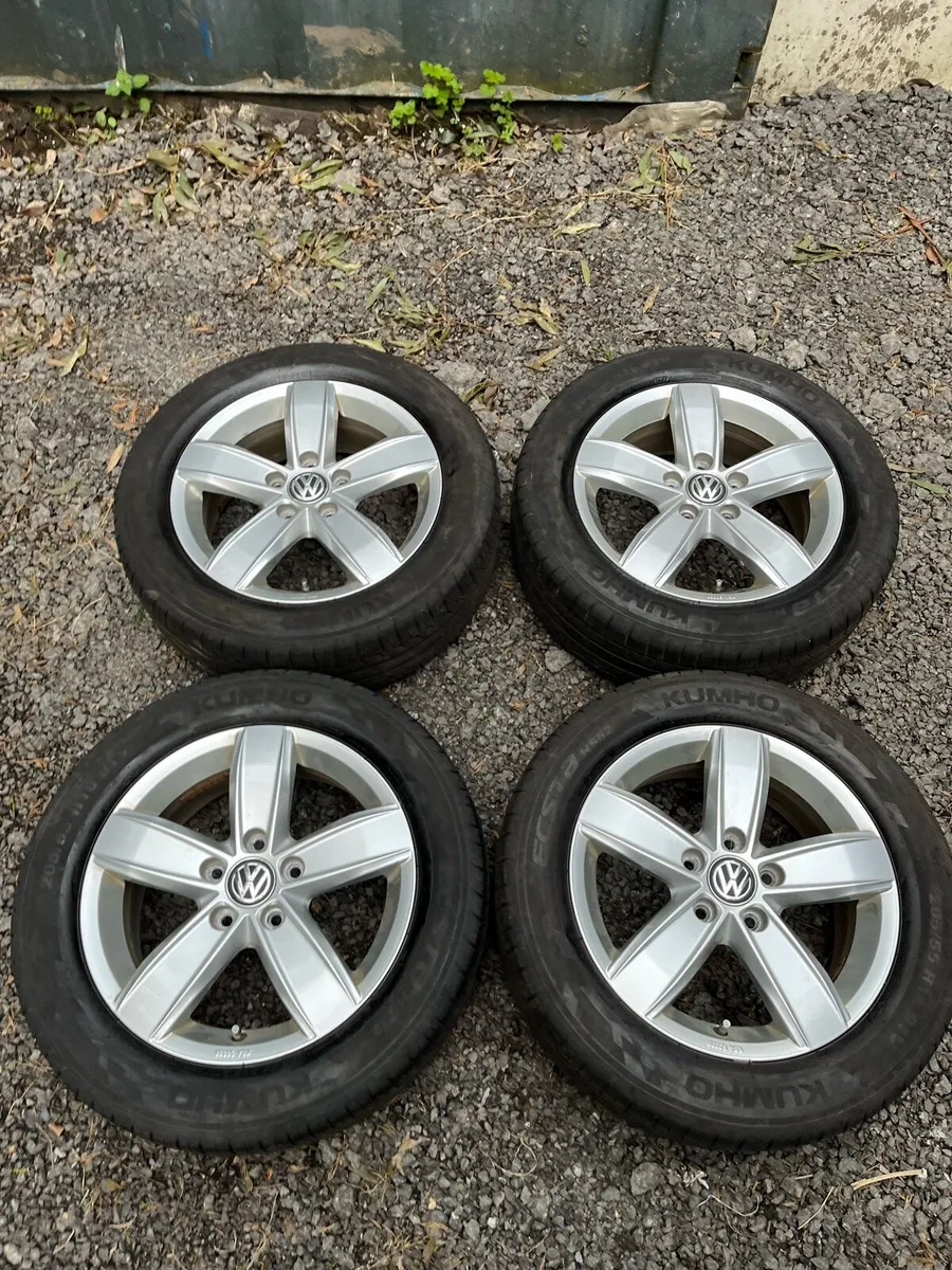 16’ Genuine VW Golf Caddy 5x112 alloy wheels - Image 1