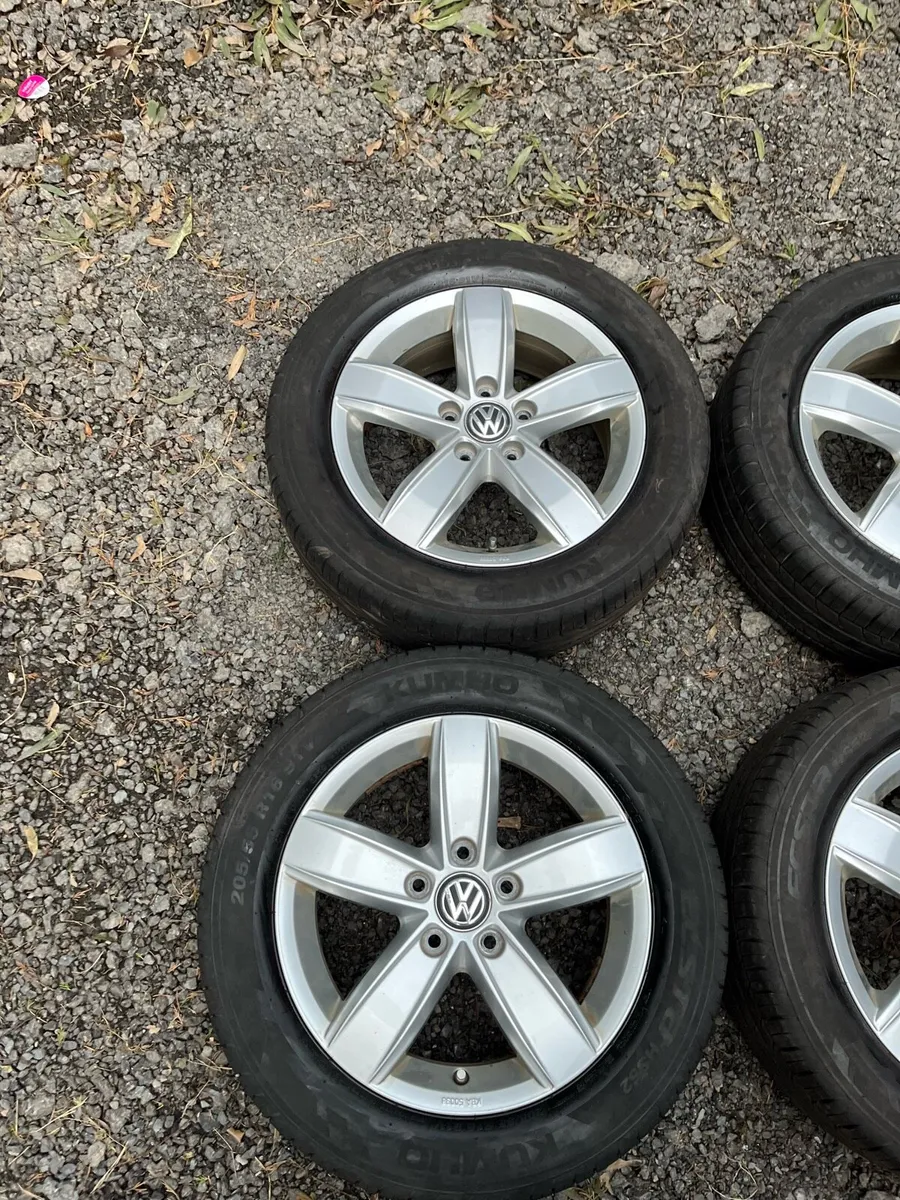 16’ Genuine VW Golf Caddy 5x112 alloy wheels - Image 2