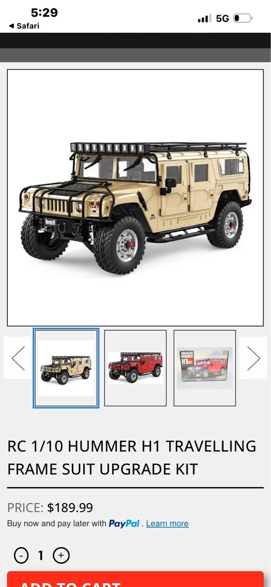 Miniature hummer H1 - Image 1