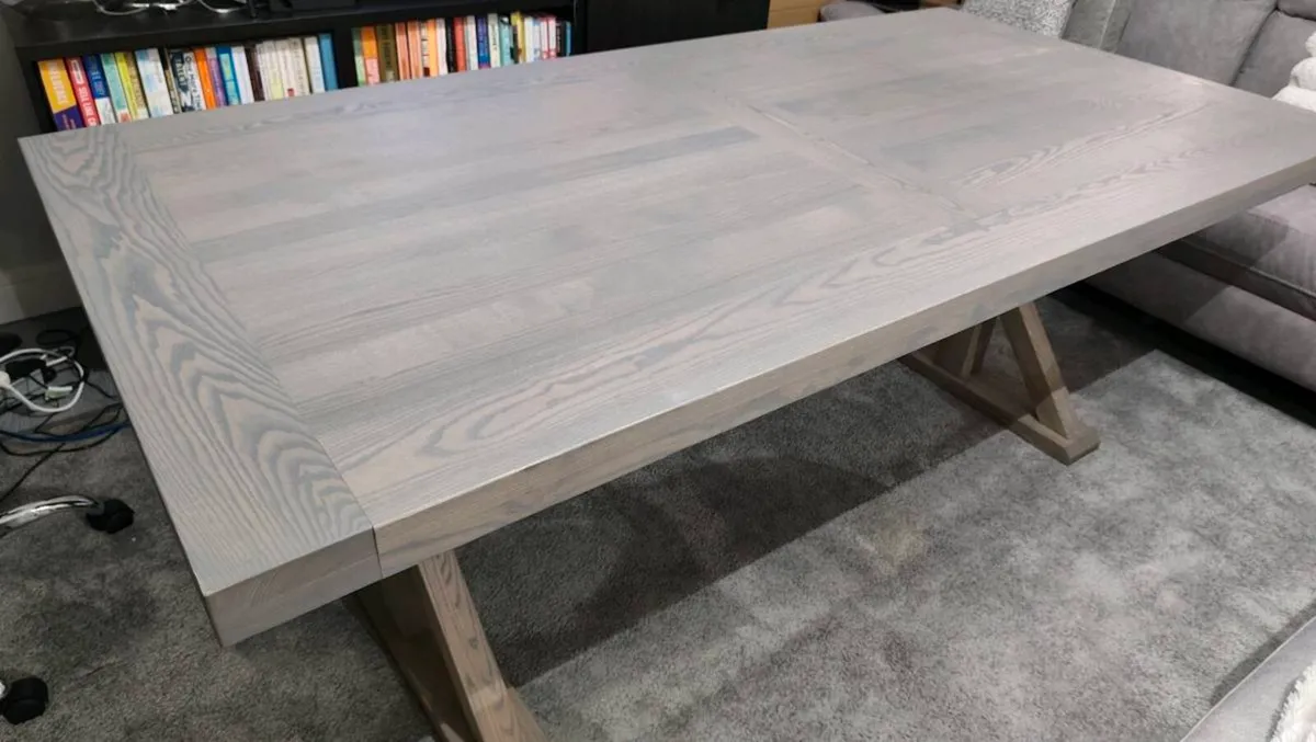 Scandinavian Designed Ash Dining Table, Like New - Image 4