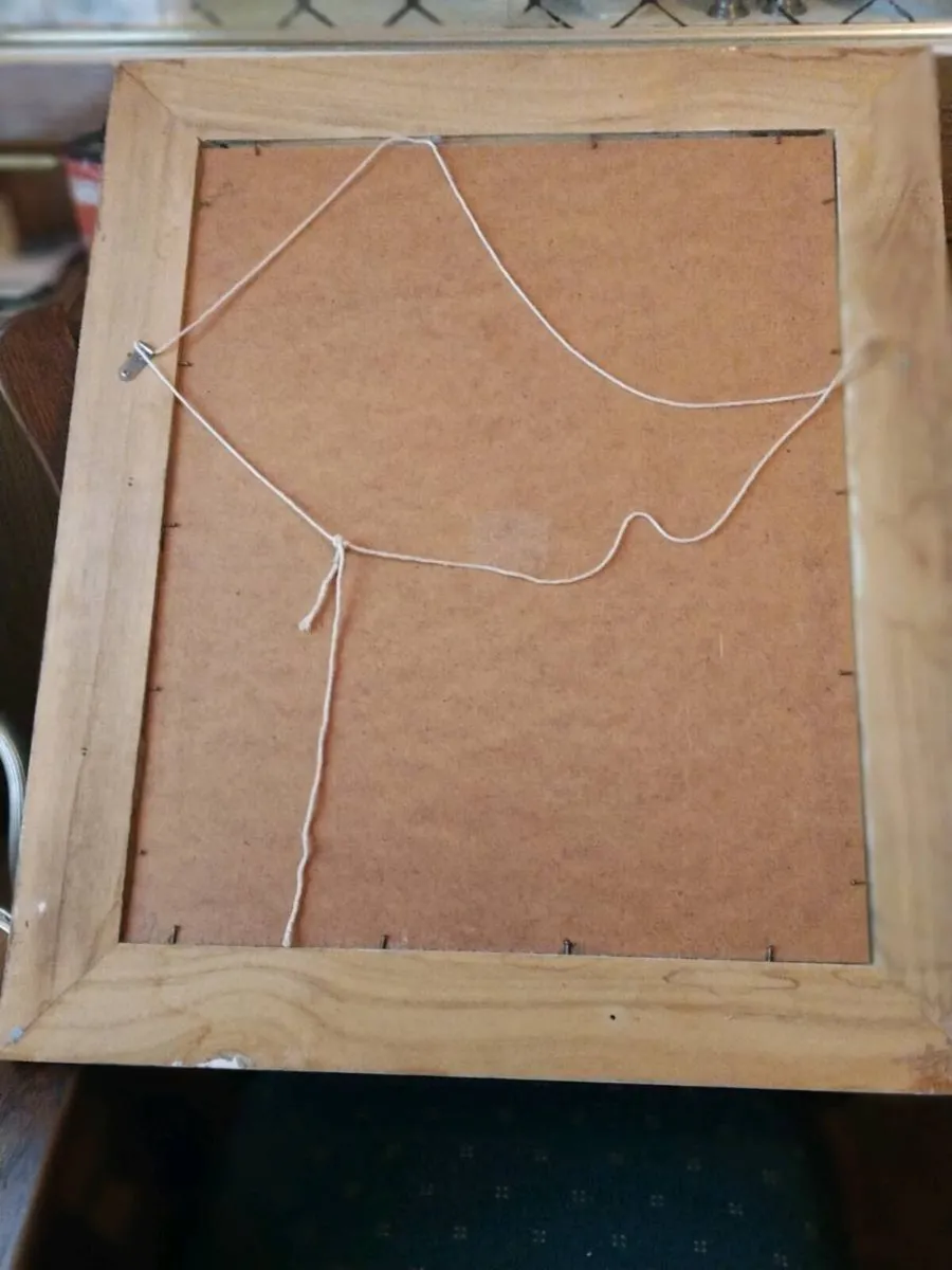 Old gilt Bevelled mirror - Image 4