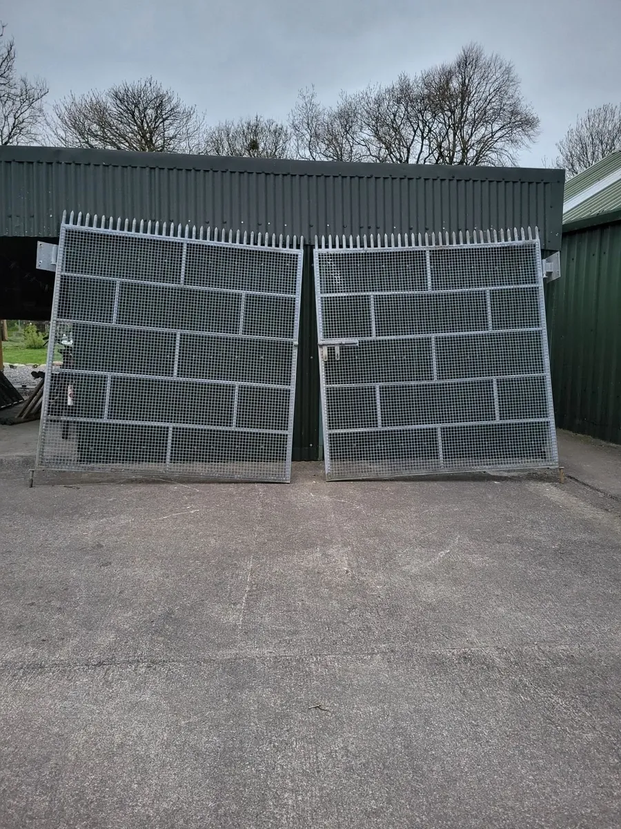 Galvanised security gates - Image 1