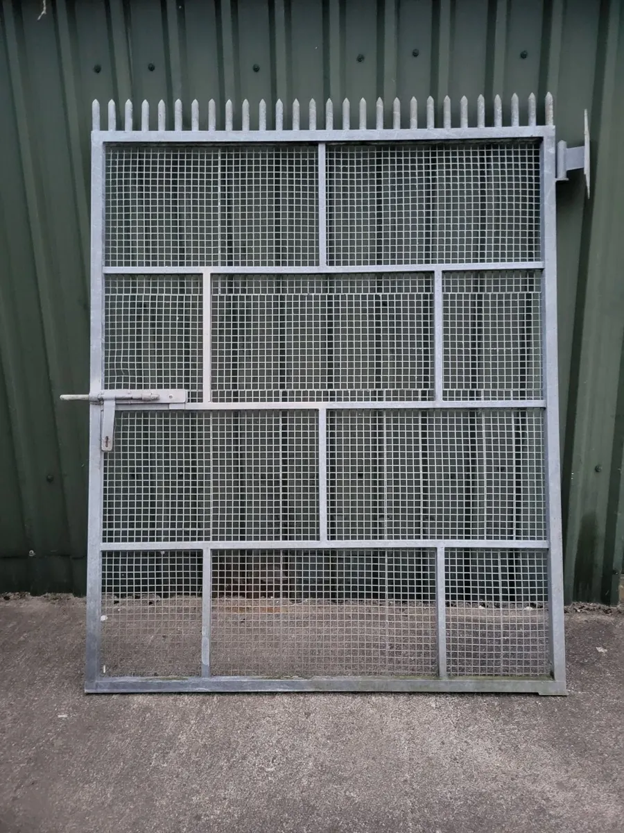 Galvanised security gate - Image 1