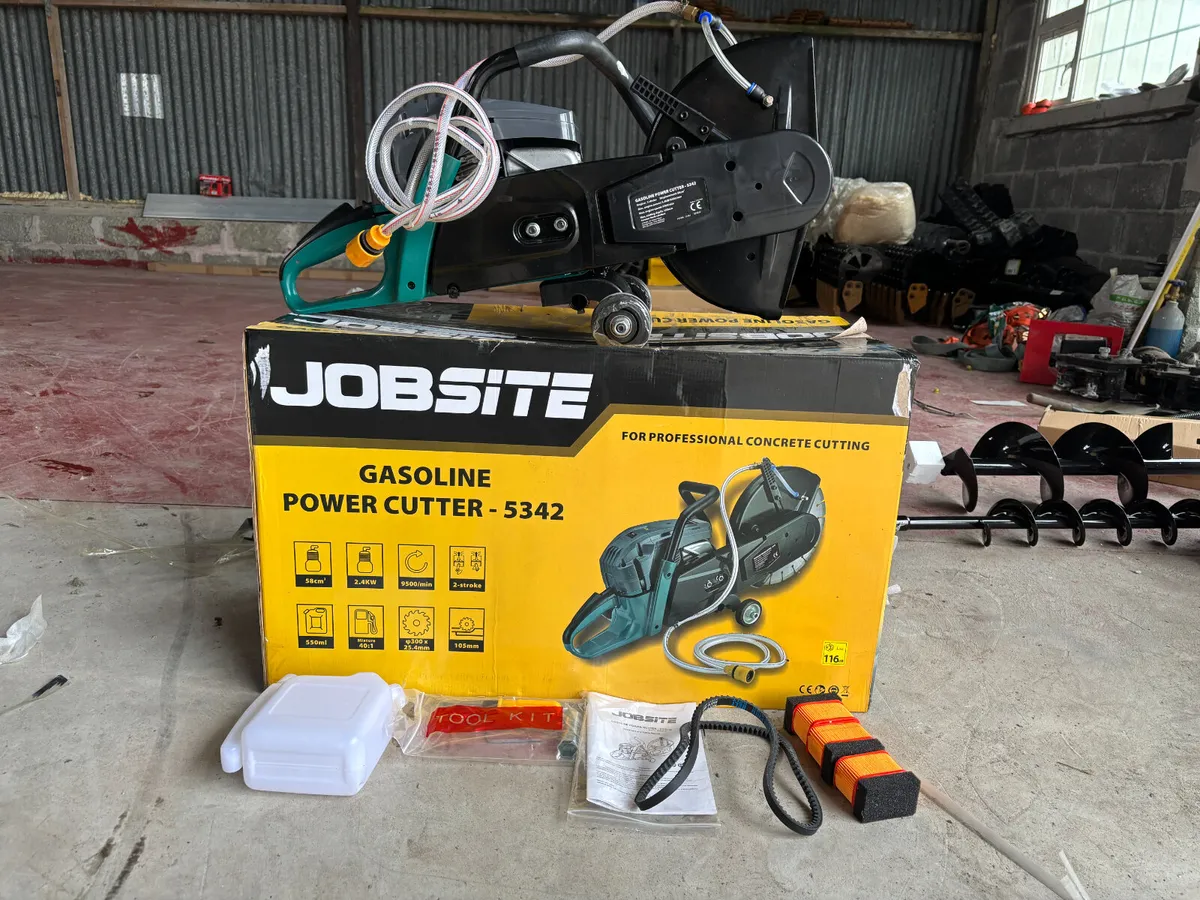 Jobsite 12/14 inch Petrol Consaw with - Image 2