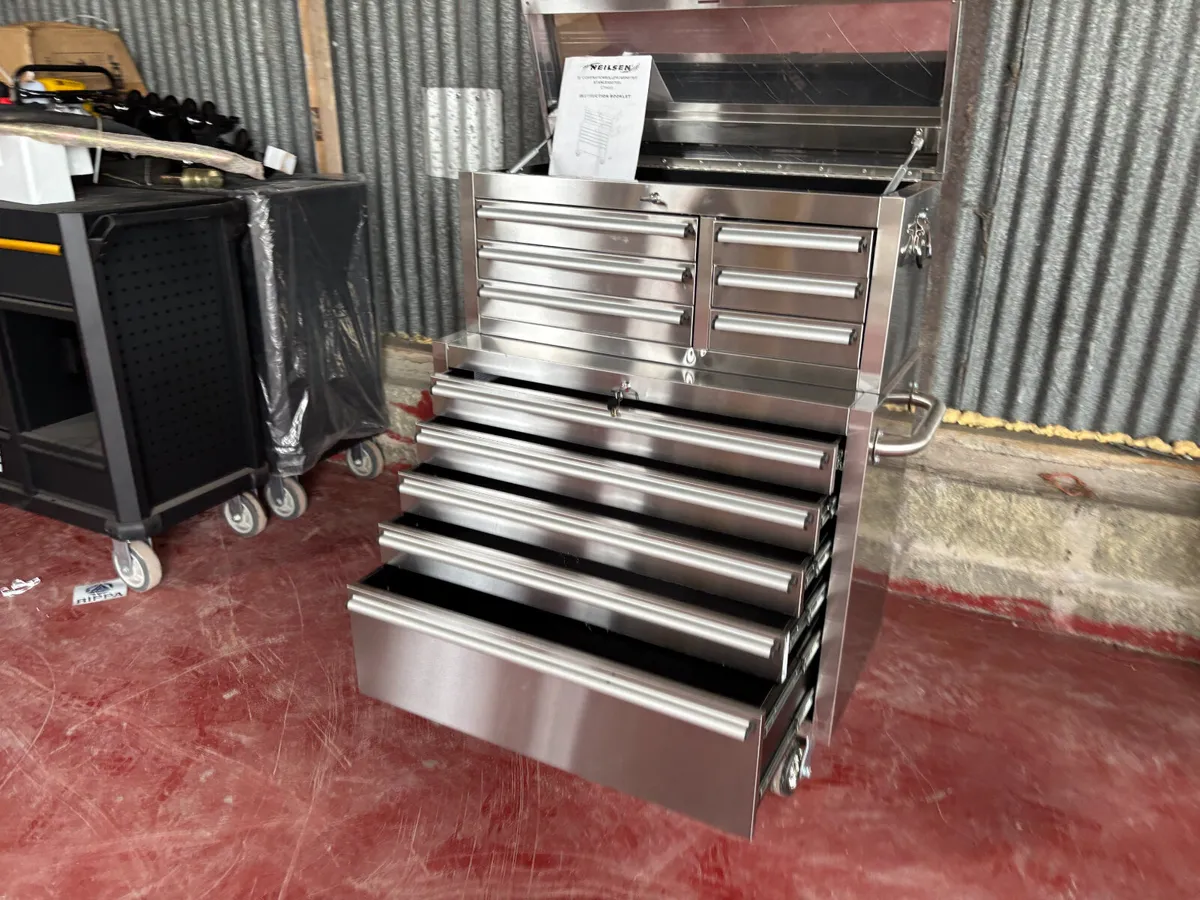 XL Stainless Steel roller bearing Tool Station - Image 3