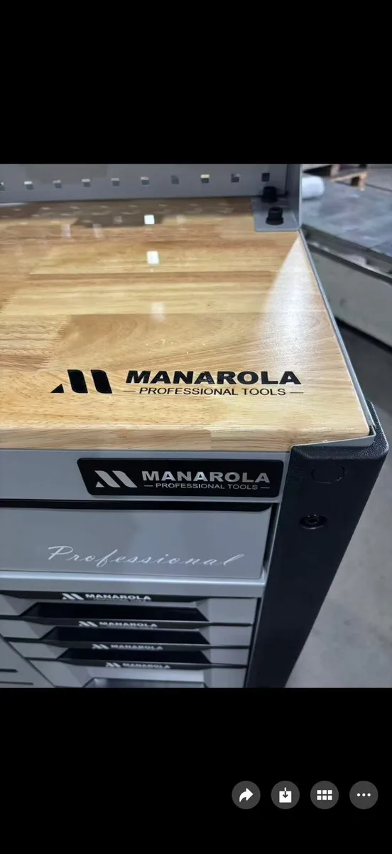 Manarola 68″ 19 Drawer Toolchest With 4 Upper Cabi - Image 3