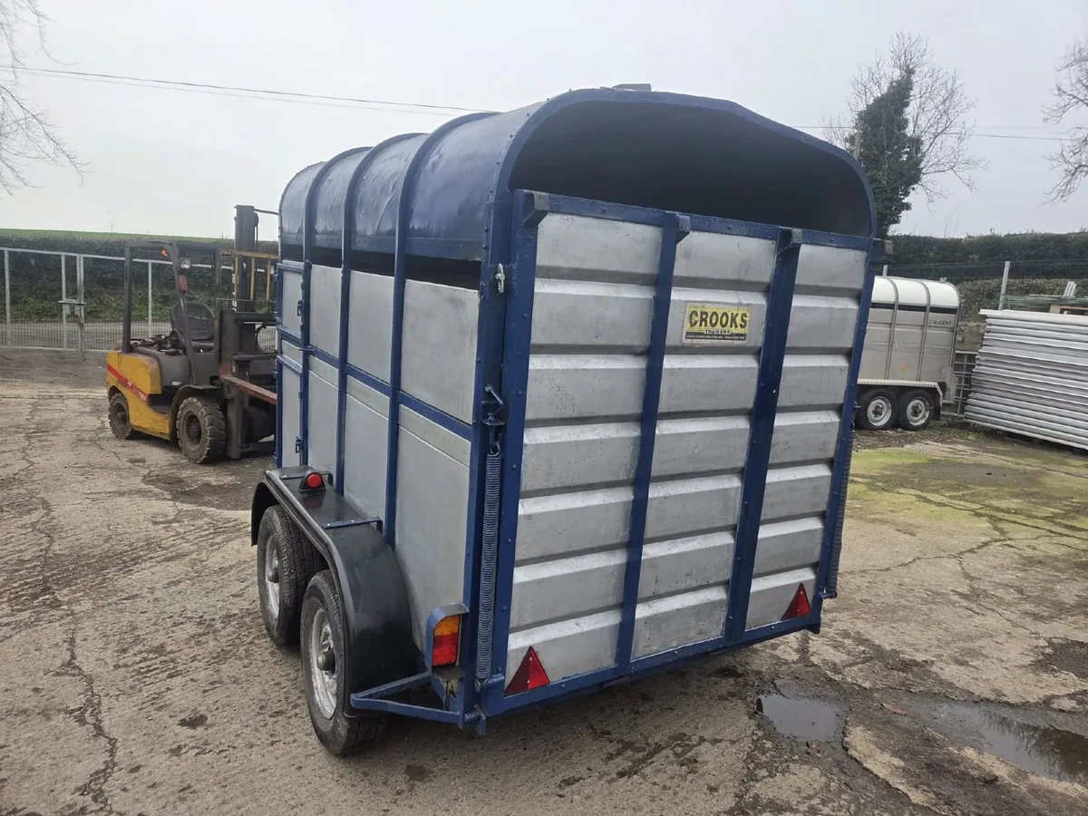8x5 Crooks Livestock trailer - Image 2