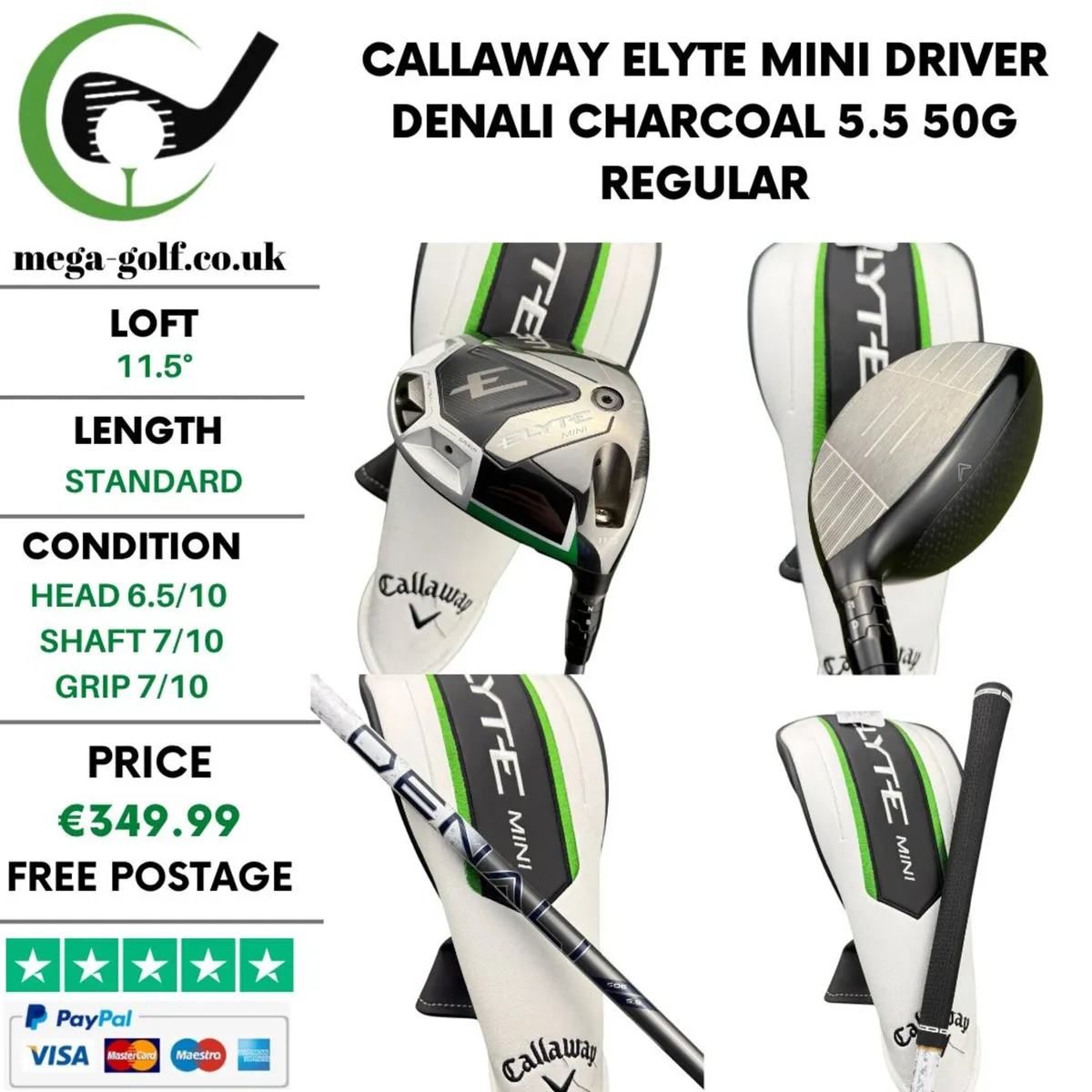 Callaway Elyte Mini Driver / 11.5° / Regular - Image 1