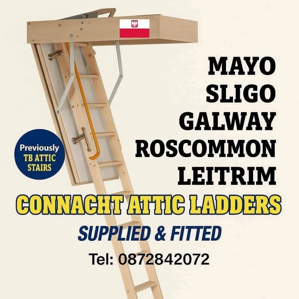 Loft Ladder supplied & fitted - Image 1