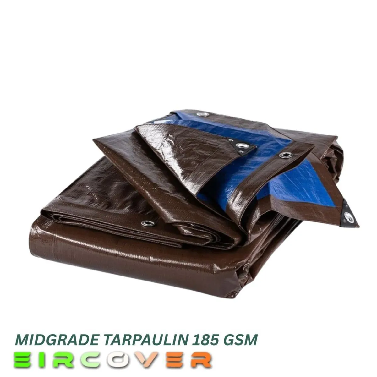 Midgrade Tarpaulin  9m x 10m (30' - 33') 185 gsm - Image 2