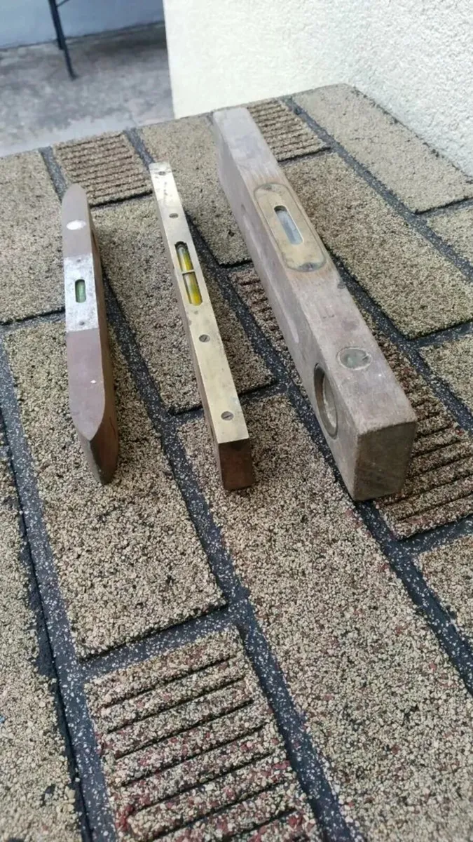 3. Antique wooden spirit levels - Image 2